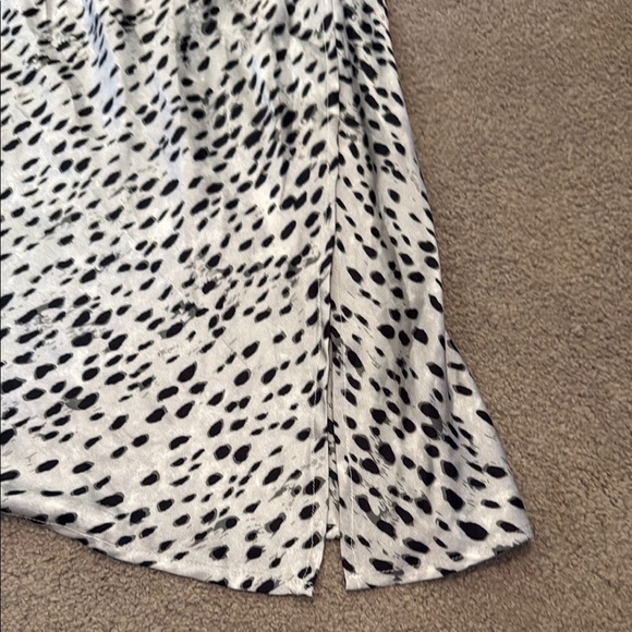 Cider Black and Silver Animal Print Skirt - Picture 5 of 6